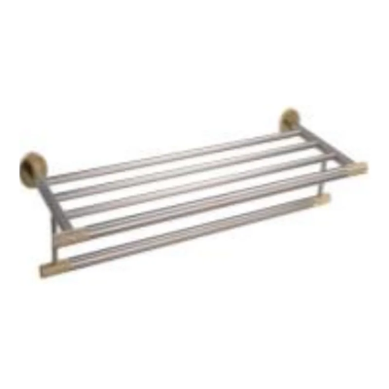 Vera VA.3113BNG Towel Rack (Brush Nickel + Matte Gold)