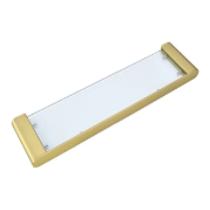 Vera VA.S8007GS-BN Glass Shelf — Brush Nickel (Matte)