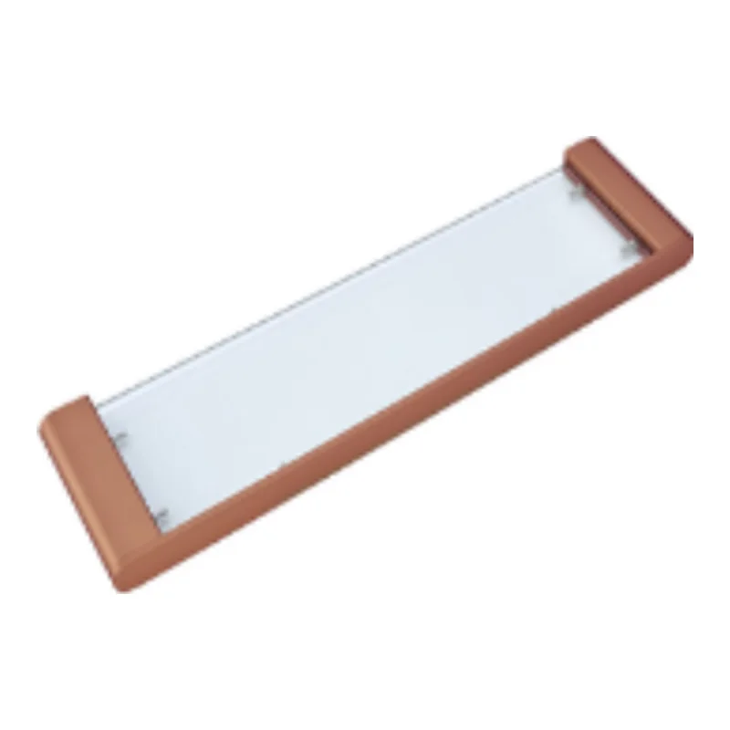 Vera VA.S8007GS-BN Glass Shelf — Brush Nickel (Matte)
