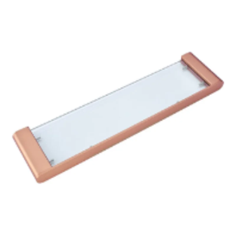 Vera VA.S8007GS-BN Glass Shelf — Brush Nickel (Matte)
