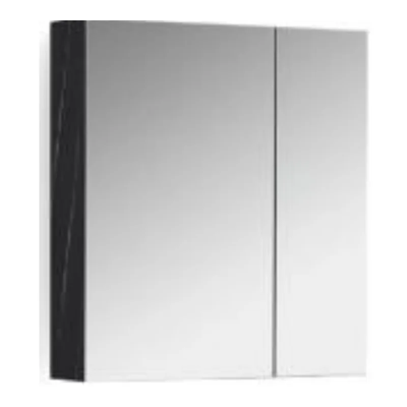 Vera VC.6023-BM Double Door PVC Mirror Cabinet - Black Marble